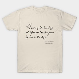 A Quote about Depression from "The Bell Jar" by Sylvia Plath T-Shirt